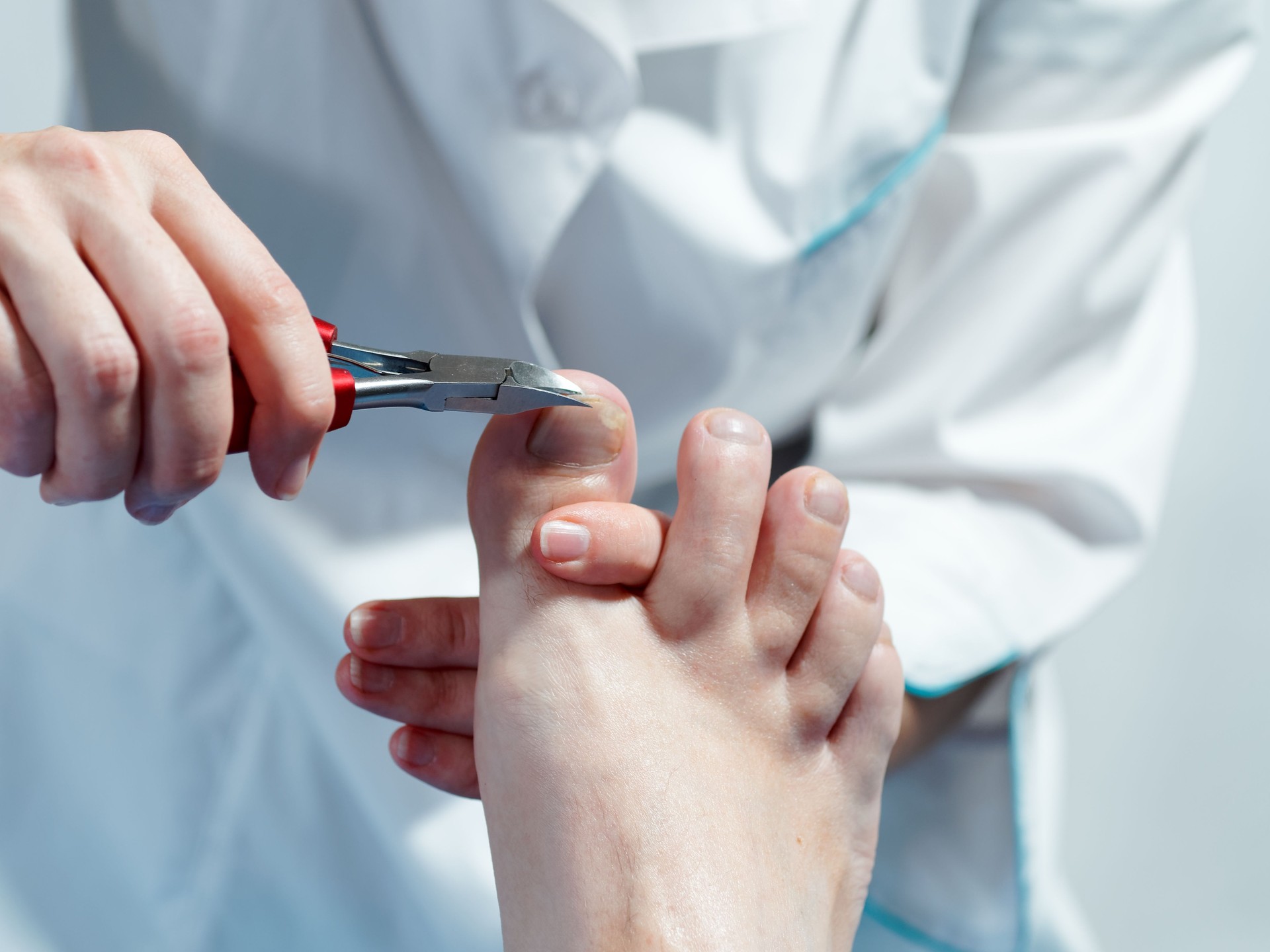 Male pedicure